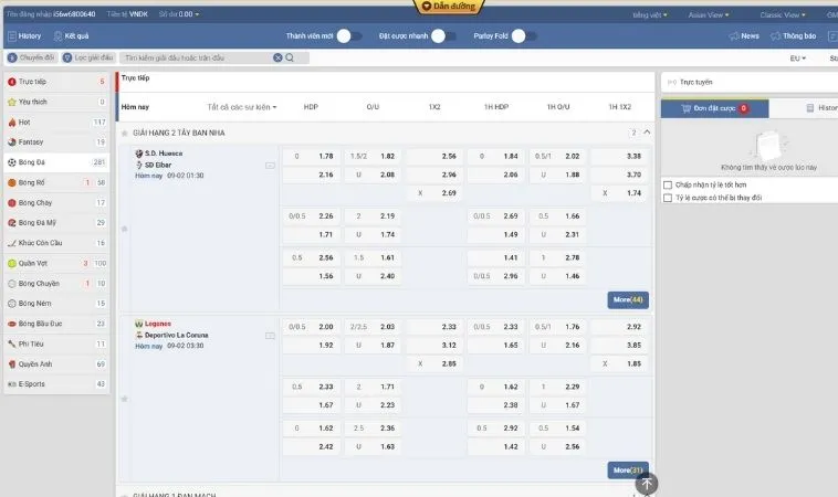 Tìm Hiểu Cá Cược Bóng Đá JJ88: Bí Quyết Thắng Lớn Mỗi Ngày 2 Bảng kèo cá cược bóng đá JJ88