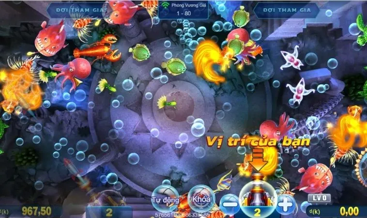 Hướng Dẫn Cách Chơi Bắn Cá Royal Fishing Tại JJ88 Để Thắng Lớn 2 Giao diện chơi Bắn Cá Royal Fishing tại JJ88