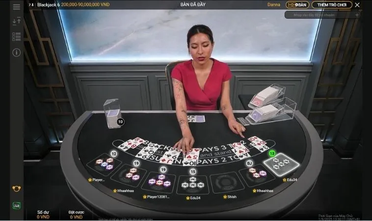 Chinh Phục Blackjack Tại JJ88 Với Chiến Thuật Thắng Lớn 2 Bàn chơi Blackjack tại JJ88