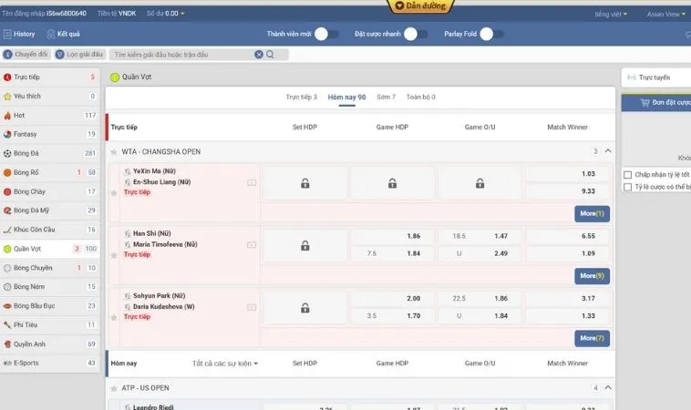 Tìm Hiểu Cá Cược Quần Vợt JJ88: Chinh Phục Grand Slam Thắng Lớn 2 Bảng kèo cá cược quần vợt JJ88